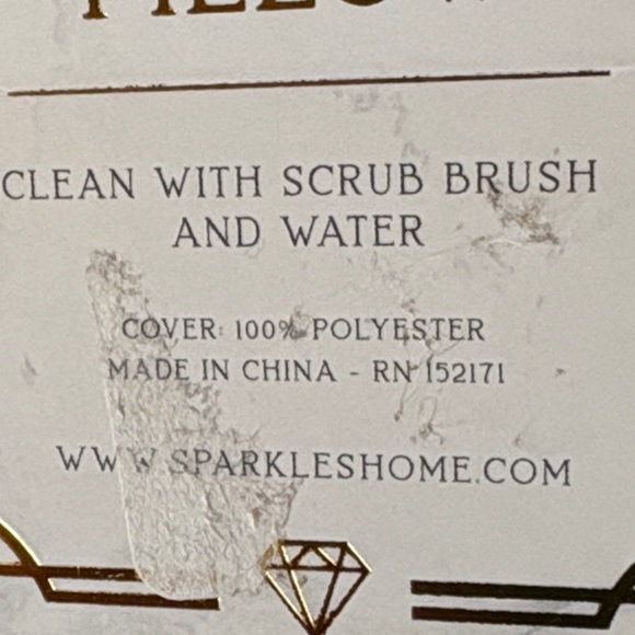 Silver Glitter Bat Pillow - Picture 5 of 9